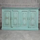 Floral Carved Solid wooden Sideboard